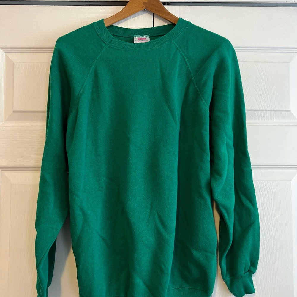 Hanes Green Crewneck Sweatshirt